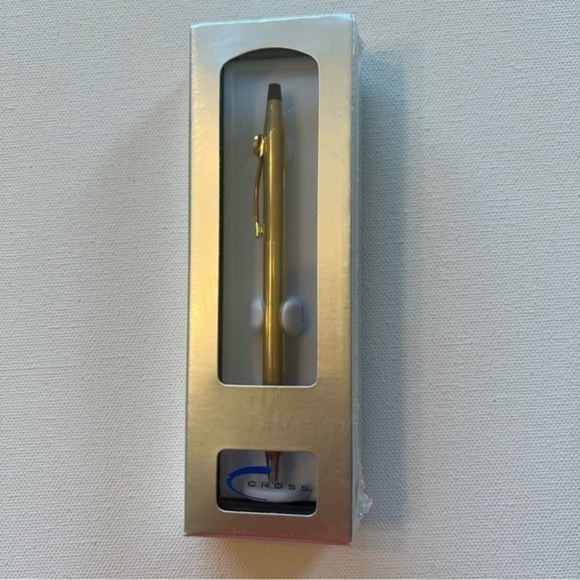 Cross Other - New In Box Cross Ballpoint Pen 14KT Gold Mint Condition (A2)